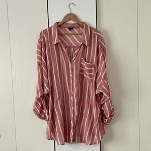 Oversized Linen Torrid Button Down